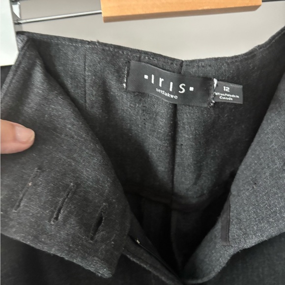 Iris Setlakwe Charcoal Trousers - Picture 3 of 6